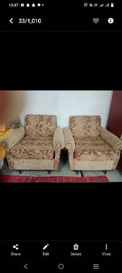 5seater sofa set in repairing condition