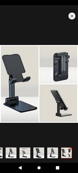 Mobile and Tablet stand,Wire Supported Mobile Stand, 2
