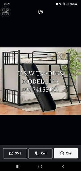 triple, double bunk bed kids 2