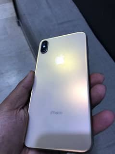Iphone Xs Max 256gb PTA Dual physical both Sim Approve Gold colour