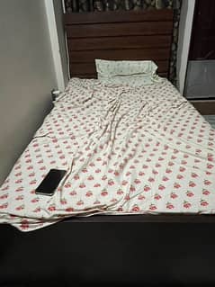 single high quality wooden bed 2months used 0