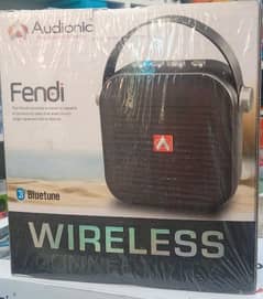 Audionic  Fendi  Bluetooth  Wireless Speaker Box Packed