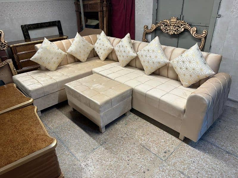 sofa set / 5 seater sofa set / five seater sofa set / wooden sofa 4