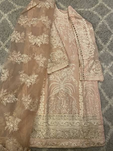 Sana Safinaz Eid Luxury 2-Piece Set in Powder Pink 4