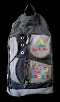 Big size Google Printed Awesome Bag