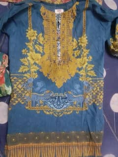 ethnic gulahmed stylo branded  dress medium size  all in 9000
