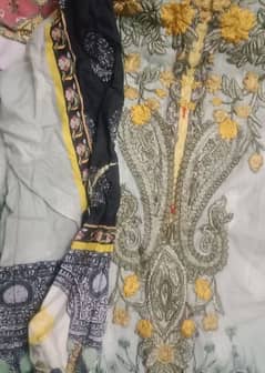 3 piece suit/ stitched branded dress/ lawn embroidery  all in 9000