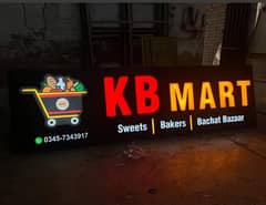 backlit signs boards/Acrylic Signs board/Neon Signs/3D led Sign Boards 0