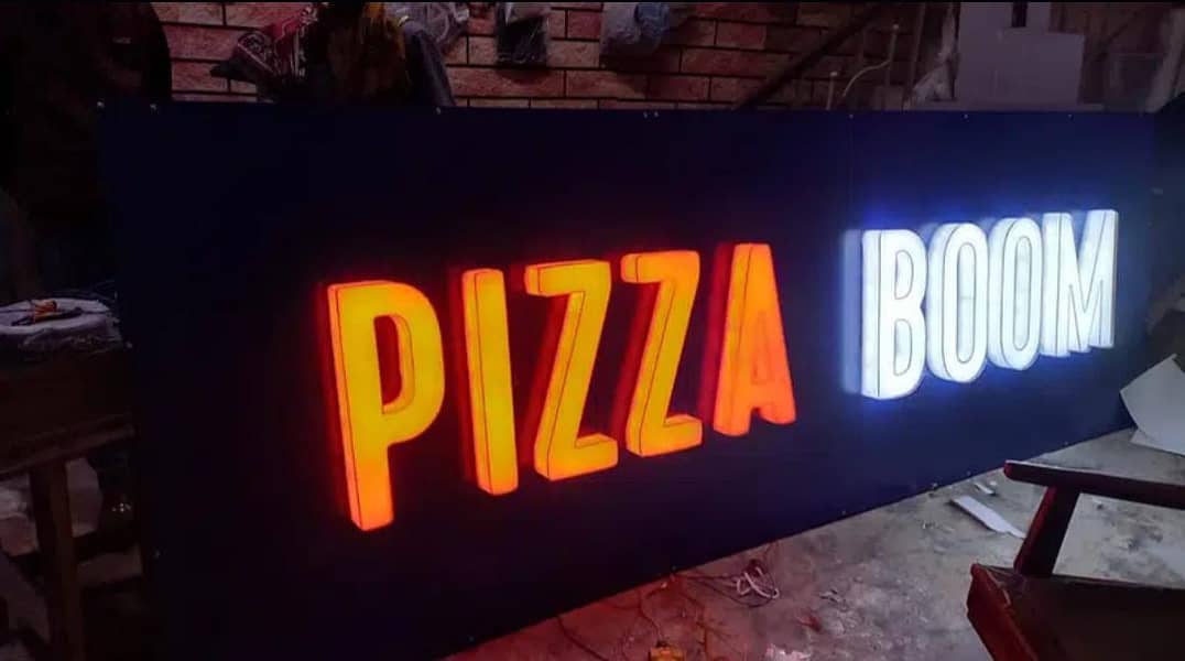 backlit signs boards/Acrylic Signs board/Neon Signs/3D led Sign Boards 5