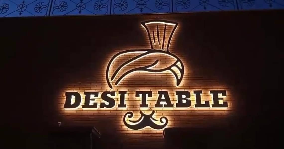 LED 3D Sign Board/Backlit sign board/Acrylic Sign board/Neon Sign Boar 5