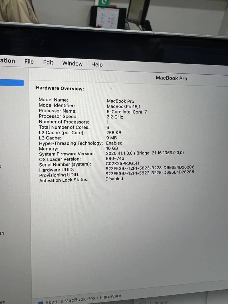 MacBook Air Core i5/i7 8GB / 16GB / 256GB Model A1932/A1707/A1990 1
