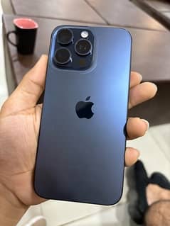 Iphone 15 Pro Max Blue titanium 256gb Pta Approved 0