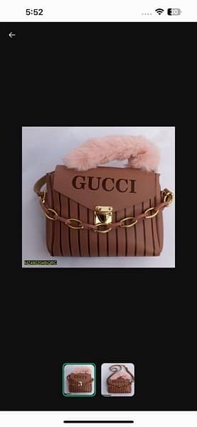 Gucci womens rexine printed top handle shoulder bag 0