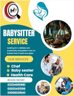 Baby seater | Health care| chef| other services available