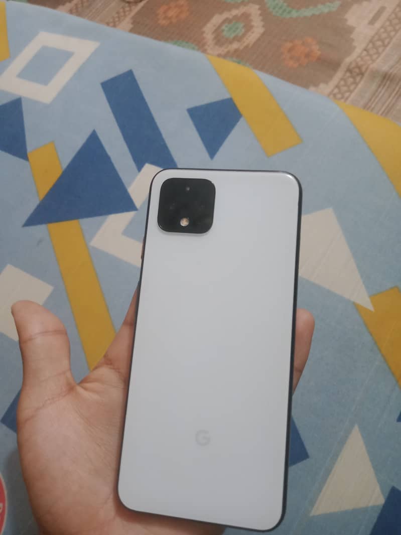 google pixel 4,white colour 4