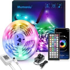 Mumaniu LED Strip Lights 5m RGB Colours with Remote