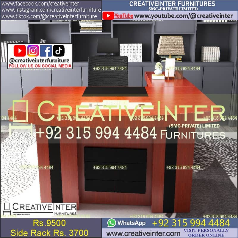 Office study table Computer Desk working chair Sofa laptop workstation 16