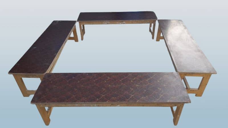 Set of 4 Benches 1