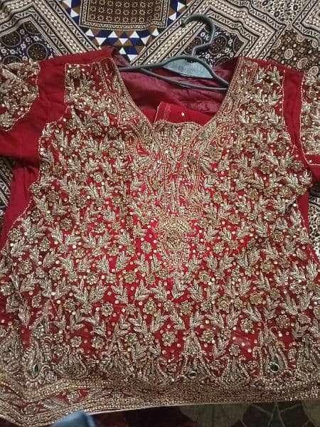 bridal lehnga set with heavy embroidery  at reasonable price 3