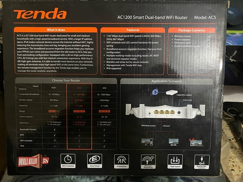 TENDAA AC1200 5g router 4