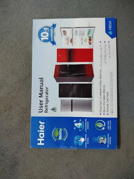 Haier Refrigerator HRF-368EPBRW Black 2