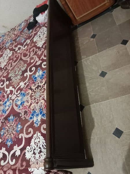 bed with side tables for sale in very good condition 2
