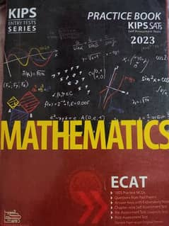 KIPS Math ECAT Practice Book for Entry Tests 2024 0