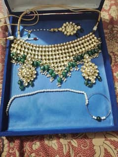 birdal  artificial  jewelry set in kundan 0