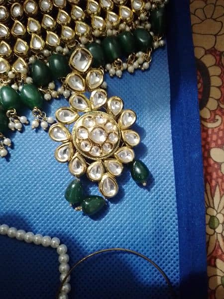 birdal  artificial  jewelry set in kundan 1