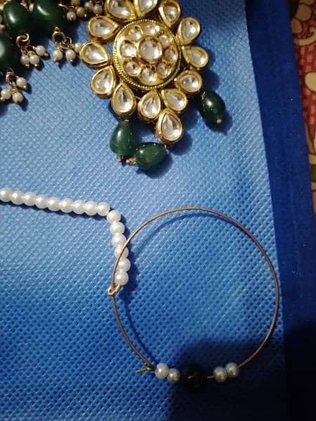 birdal  artificial  jewelry set in kundan 2