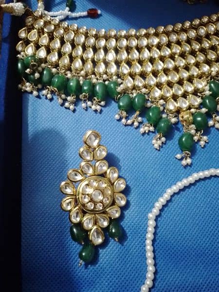 birdal  artificial  jewelry set in kundan 3