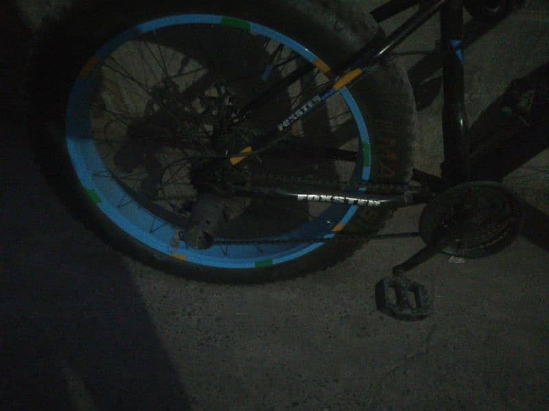 fat tyre; disk brakes; 7 back gaers 3