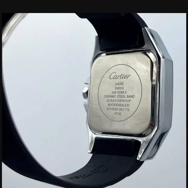 CLASSIC Quality MENS Analog Watch, SQUARE DIAL WATCH. CARTIER COMPANY. 2