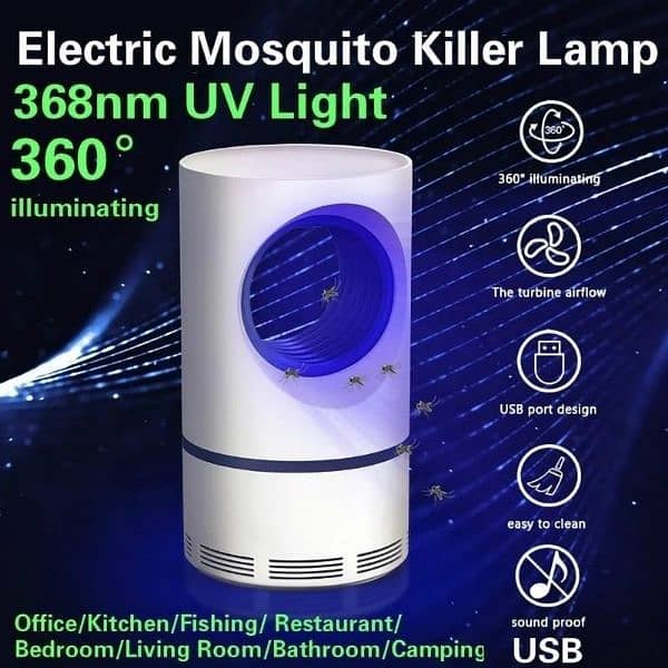 Mosquito Killer Lamp Electric Shocker Usb 3
