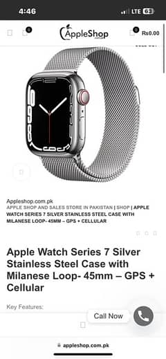 apple watch stainless steel 7 series