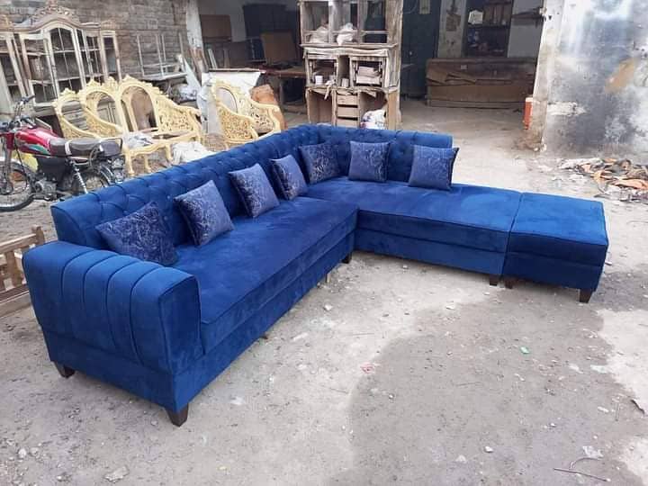 Sofa Set/Six Seater Sofa/Molty Foam Seat/L-Shaped Sofa 1