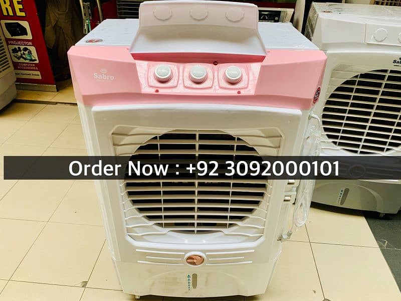 100% Pure Plastic Body Sabro Air Cooler All Varity Available 3