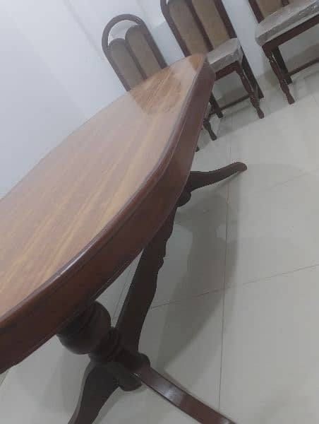 NEW POSHISHED SEATS DINING TABLE 3