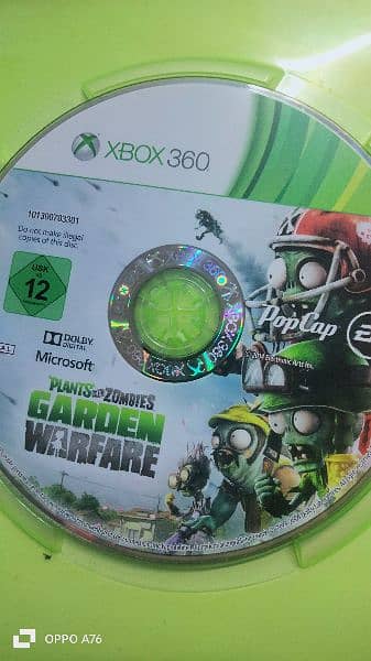 Xbox 360 Cod and plants vs zombie 3