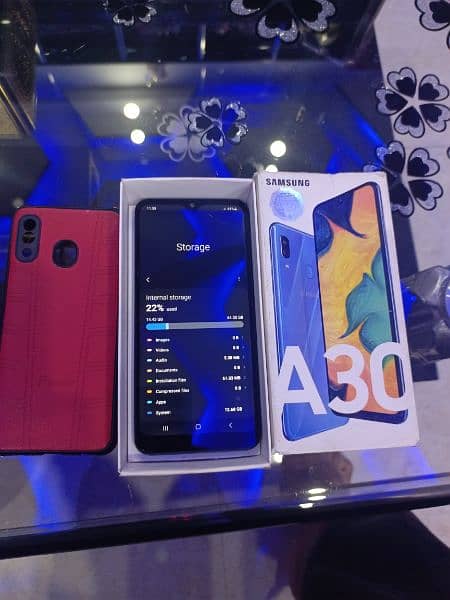 Samsung A30 64/4 with box for sale 8