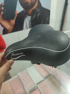 Branded Bicycle saddle with shock absorber