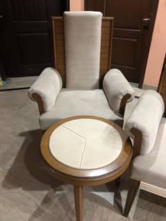 Pure Wood Chair Set For Sale 0