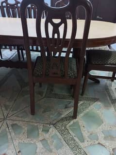 8 seater dinning table wooden