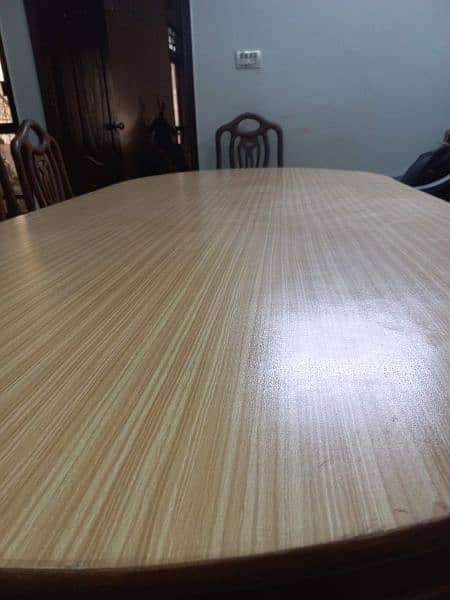 8 seater dinning table wooden 5