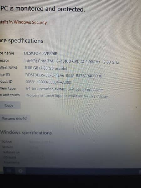 core i5 4th genration hp 9480m 2