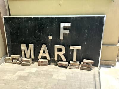 Sign Board made of aluminum panels