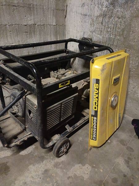 generator used 5.5 KVA maximum power 1