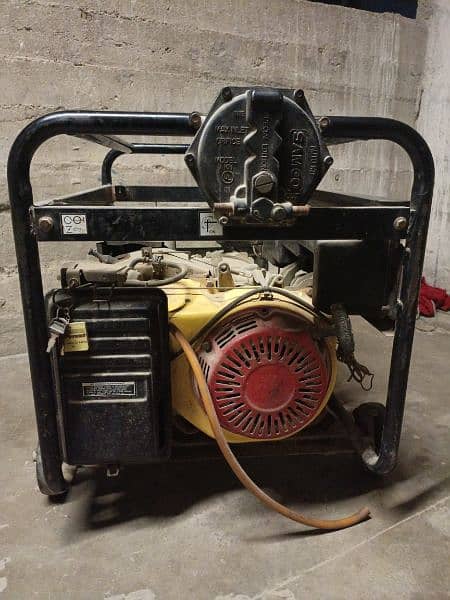 generator used 5.5 KVA maximum power 5