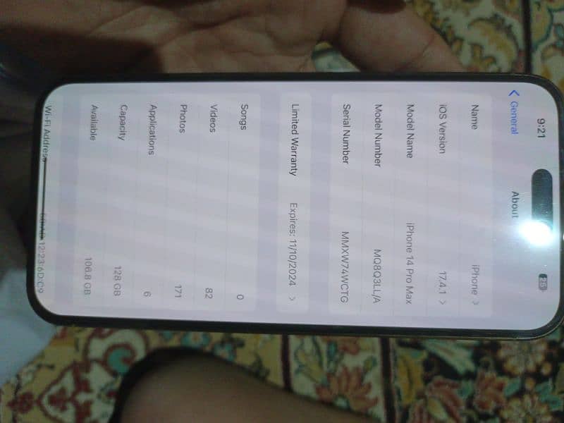 iphone 14 pro mex (jv sim) 10/10 condition 2