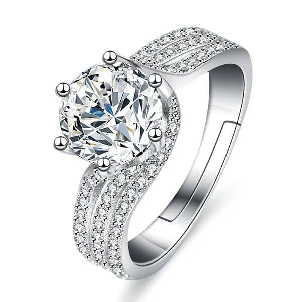 Dazzling Moissanite Diamond Ring for Women 1